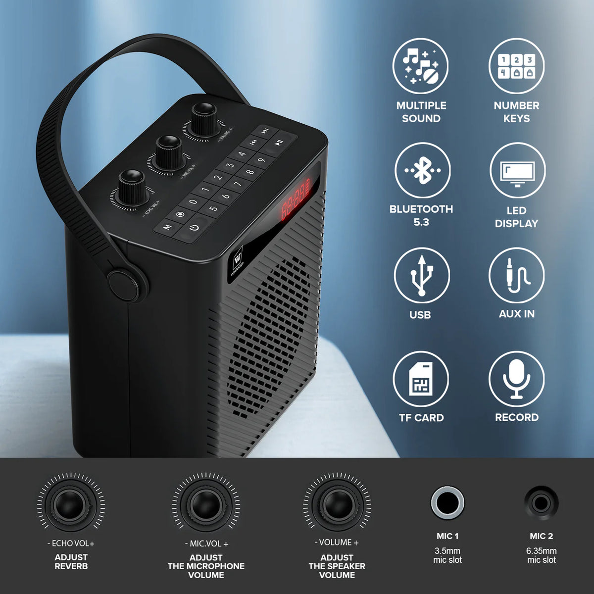 WinBridge S95 Bluetooth 5.3 Voice Amplifier – mymickw