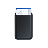 Vegan-Leather Magnetic Wallet Stand