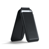 Vegan-Leather Magnetic Wallet Stand
