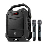 WinBridge K10 Portable PA System With 2 Wireless Handheld Mic 80W