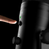 FIFINE K690 USB MIC WITH FOUR POLAR PATTERNS, GAIN DIALS, A LIVE MONITORING JACK & A MUTE BUTTON