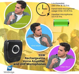 Winbridge S92 Pro 25 Watts Mini Portable Rechargeable Voice Amplifier