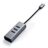 TYPE-C 2-IN-1 USB HUB WITH ETHERNET