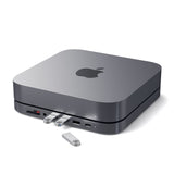 TYPE-C ALUMINUM STAND & HUB FOR MAC MINI