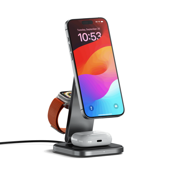 3-in-1 Foldable Qi2 Wireless Charging Stand