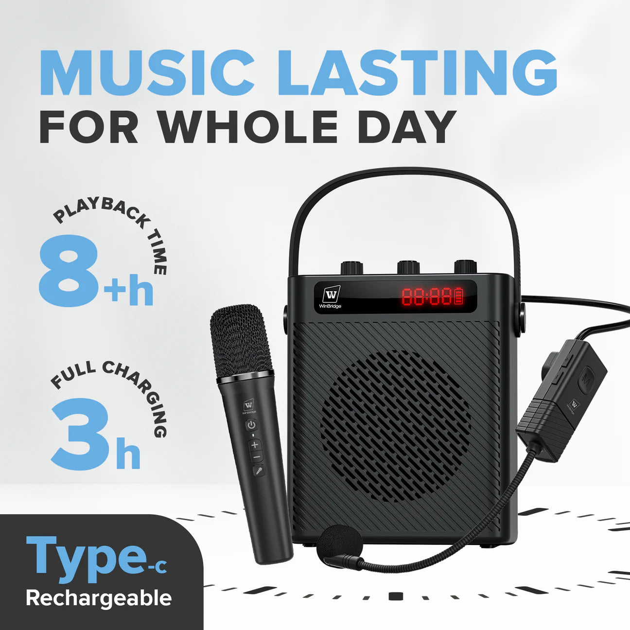 WinBridge S95 Bluetooth 5.3 Voice Amplifier – mymickw
