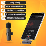 PowerDeWise Wireless Lavalier Microphone for IOS