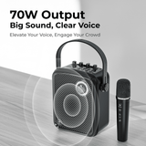 WinBridge S100 Wireless Voice Amplifier with Handheld Microphone 70W