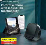 Wireless Bluetooth Ring Mouse Remote – Touch Control Mini Air Mouse for iOS & Android Phones/Tablet