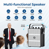 WinBridge S99 100W Powerful Wireless Voice Amplifier with Two Handheld Mic