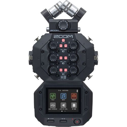 ZOOM H8 8-INPUT / 12-TRACK PORTABLE HANDY RECORDER