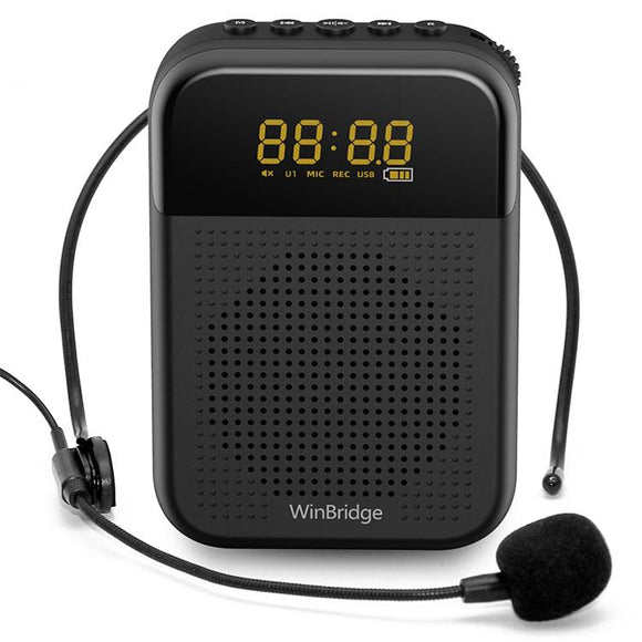 WinBridge T9 Portable PA System Karaoke Machine 40 Watt With Wirereless and  Wired Microphone 