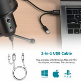 FIFINE K683A TYPE C USB MIC WITH A POP FILTER