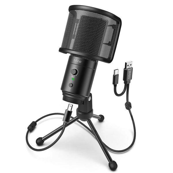FIFINE K683A TYPE C USB MIC WITH A POP FILTER