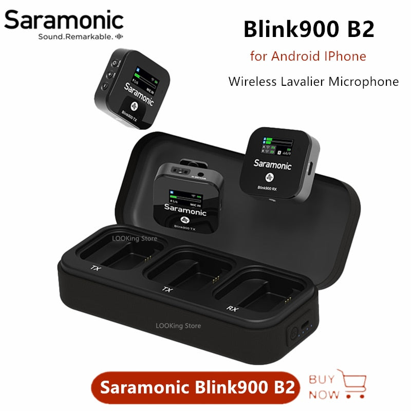 Blink900 B2 2.4GHz Dual-Channel Wireless Microphone System – mymickw