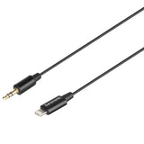 SR-C2000 3.5mm TRS Male to Lightning Cable 9" (22.86cm)