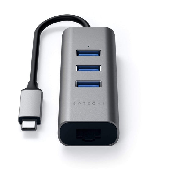 TYPE-C 2-IN-1 USB HUB WITH ETHERNET