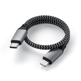 USB-C TO LIGHTNING CABLE - 10 INCHES